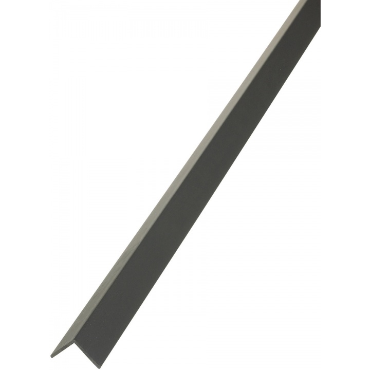 Black PVC Plastic Angle 20 x 20mm x 1m