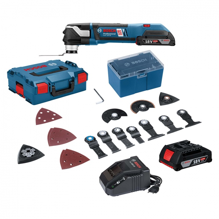 Bosch 18V Multi-Tool With 2 x 2Ah Batteries