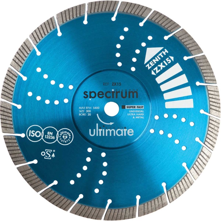 Ultimate Universal ZX15 230mm Diamond Blade