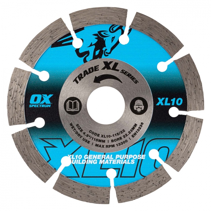 OX Trade XL10 General Purpose Diamond Blade