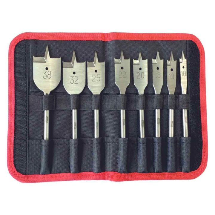DART 8 Piece Flat Bit Set 