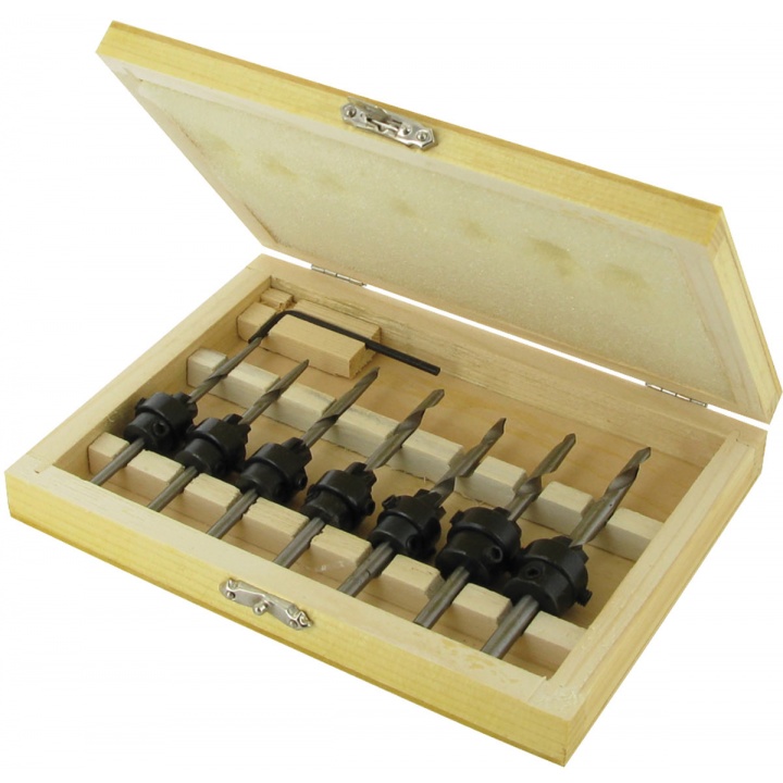 7 Piece Drill & Countersink Set