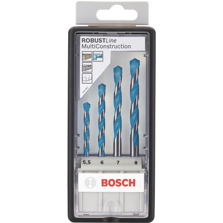 4 Piece Multi Construction Drill Bit Set