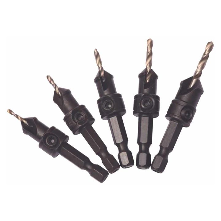 DART 5 Piece Quick-Change Countersink Set