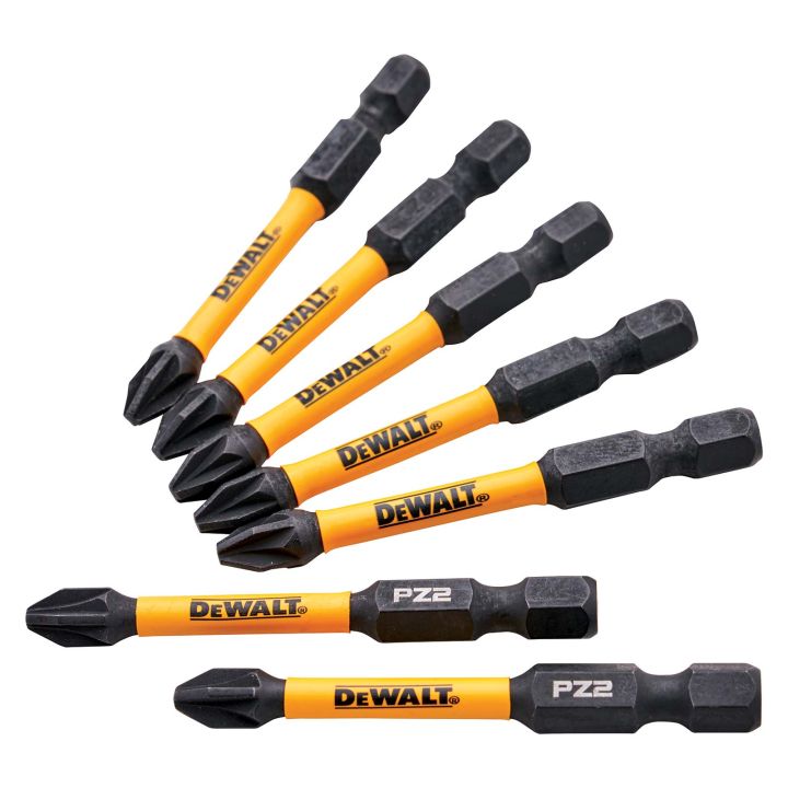DeWalt 5+2 PZ2 Screwdriver Bit Set