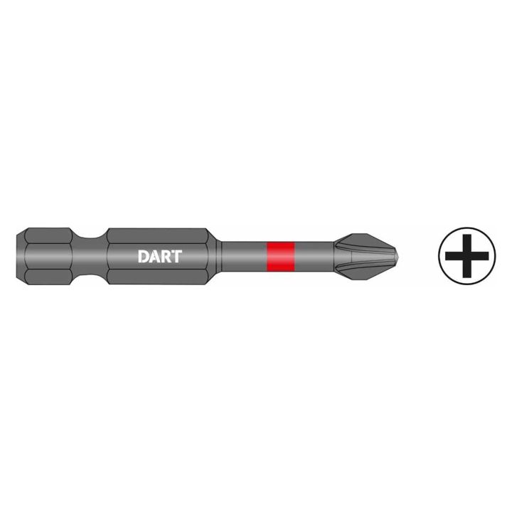 DART PH2 50mm Impact Driver Bits Pack of 10