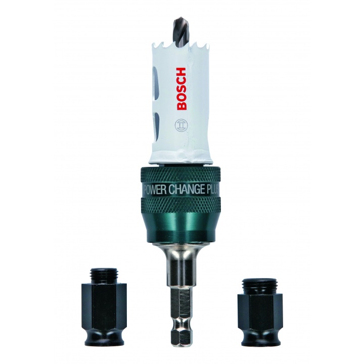 Bosch Progressor 25mm Holesaw With Powerchange Adaptor Kit Selco