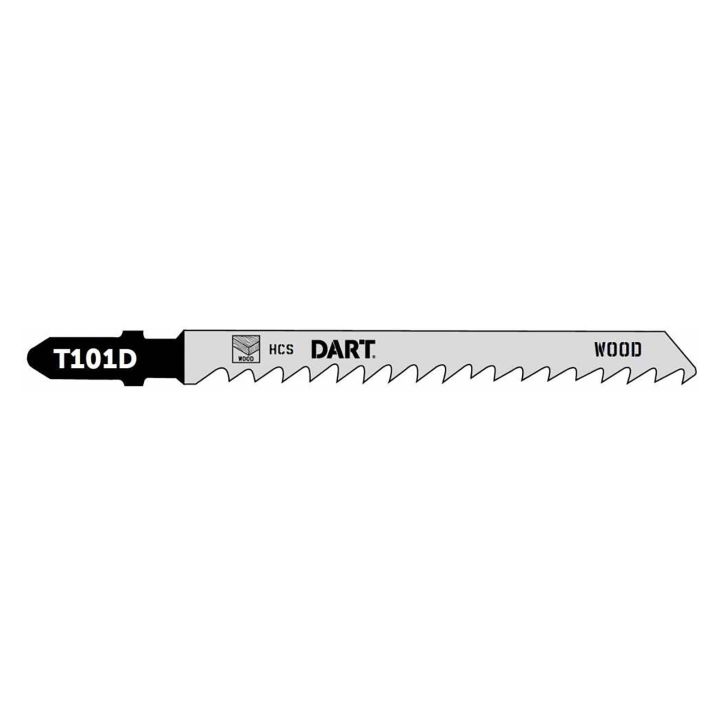 DART T101D Wood Cutting Jigsaw Blades Pack of 5