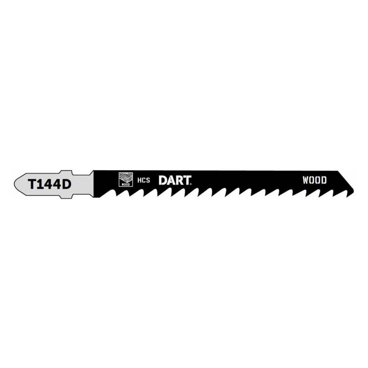 DART T144D Wood Cutting Jigsaw Blades Pack of 5