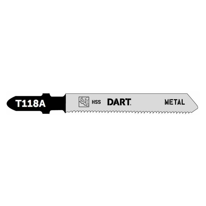 DART T118A Metal Cutting Jigsaw Blades Pack of 5