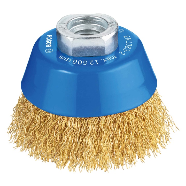 Crimped Brass Brush Wire Accessory M14 Cup
