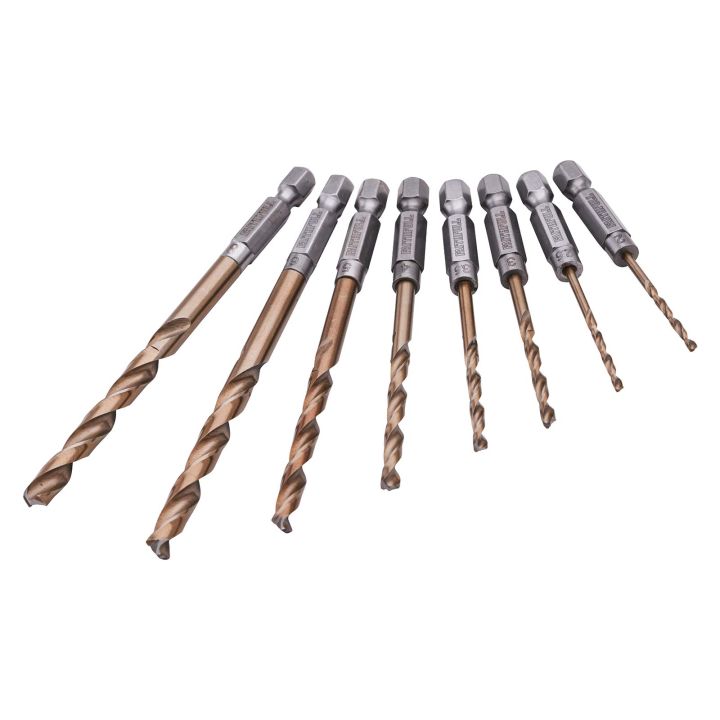 Faithfull 8 Piece Quick-Change Impact Driver Drill Bit Set