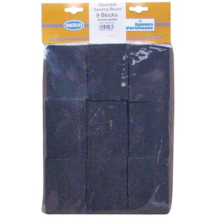 Medium Foam Sanding Blocks Pack 9