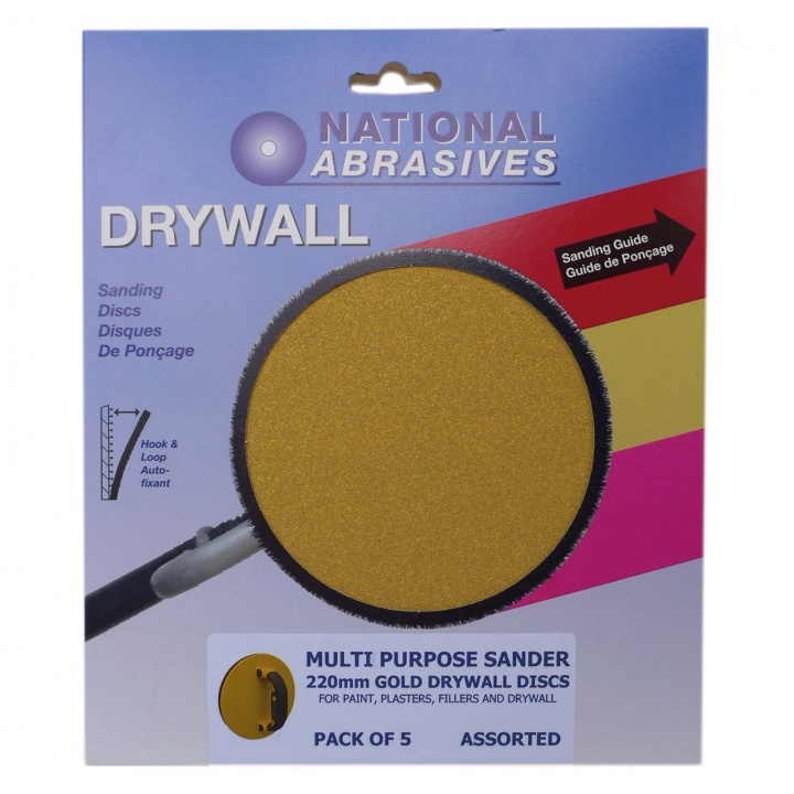 Pole Sander Assorted Abrasive Sheets Pk 5
