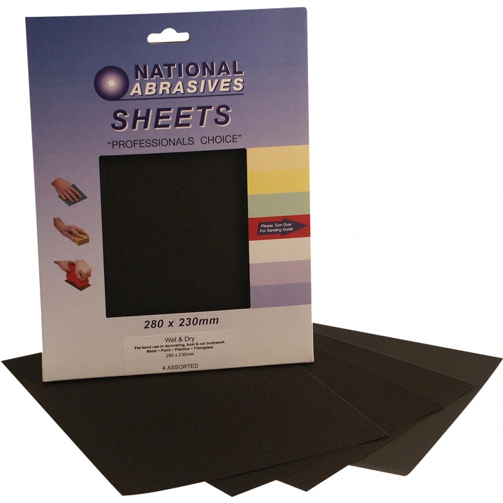 Wet & Dry Paper Sheets Pack 4