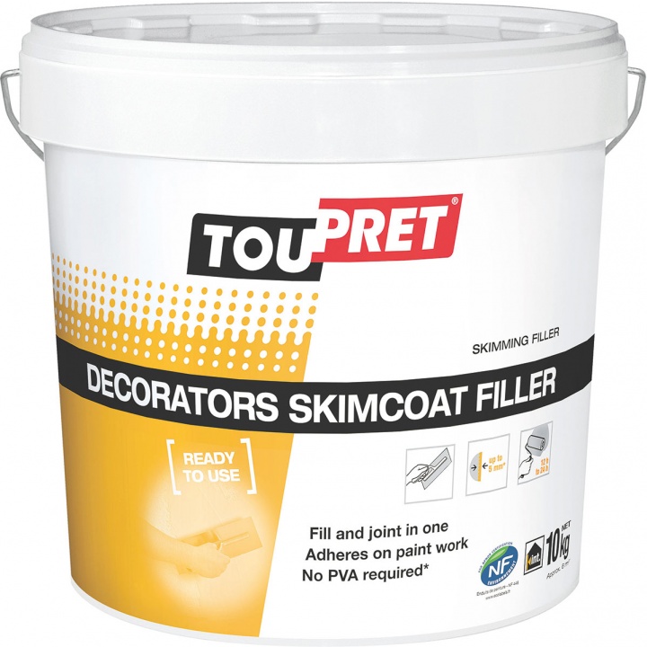 Toupret Decorators Skimcoat Filler 10kg