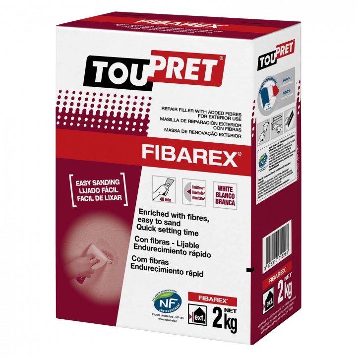 Toupret Fibarex Exterior Filler 2kg