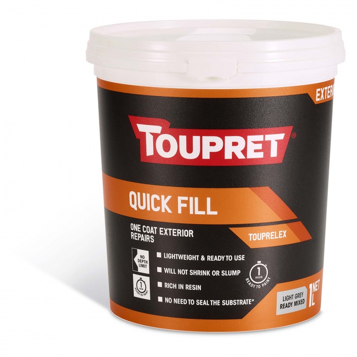 Toupret Exterior Quick Fill 1ltr
