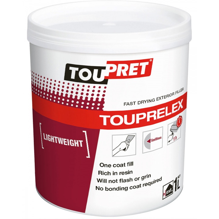 Toupret Touprelex Exterior Lightweight Filler 1ltr