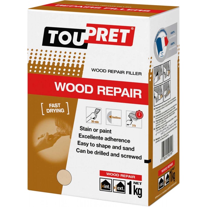 Toupret Wood Repair Filler 1kg