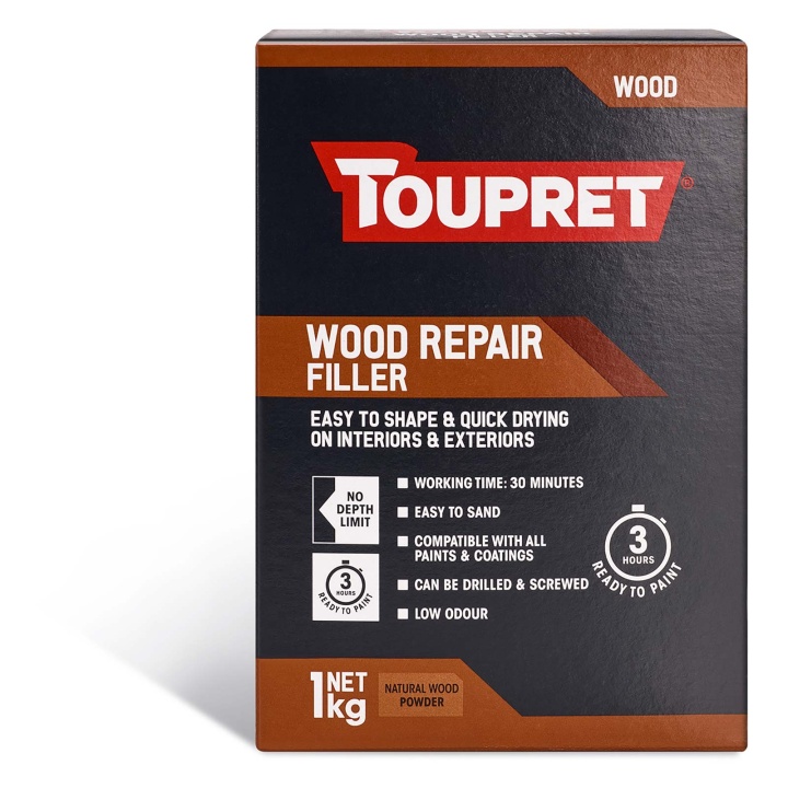 Toupret Wood Repair Filler 1kg Wood Fillers Selco Selco