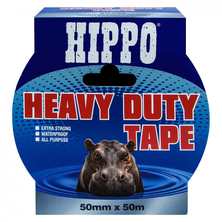 Hippo Silver Heavy Duty Tape 50mm x 50m
