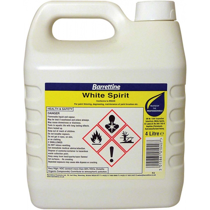 Barrettine White Spirit 4ltr