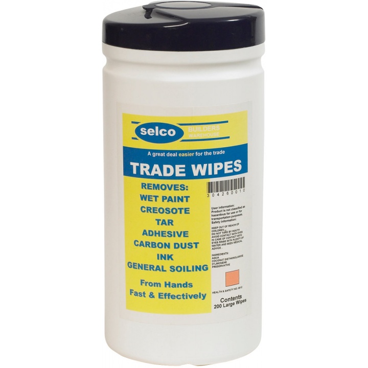 Industrial Hand Cleaning Wipes Pk 200
