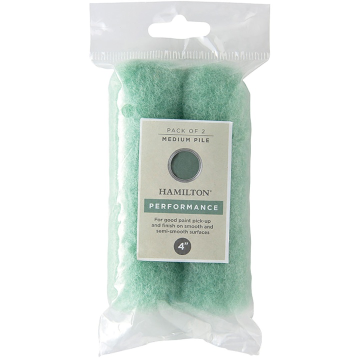 Hamilton Performance Medium Pile Mini Roller 100mm (4") Pack 2