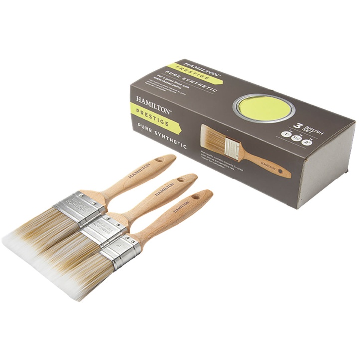 Hamilton Prestige Pure Synthetic 3pc Brush Set