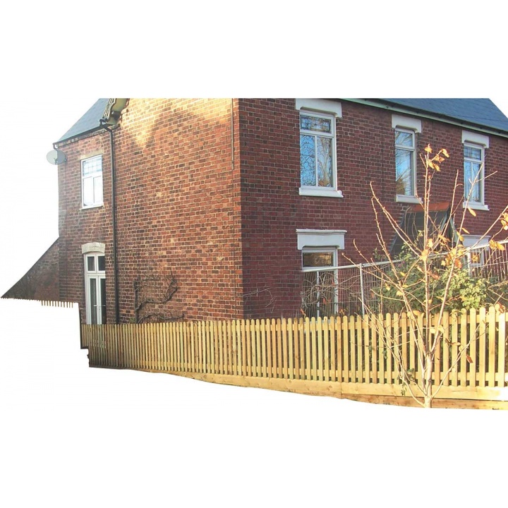 Wicket Fence Panel Rounded Top 1828 x 900mm (6' x 3') FSC®