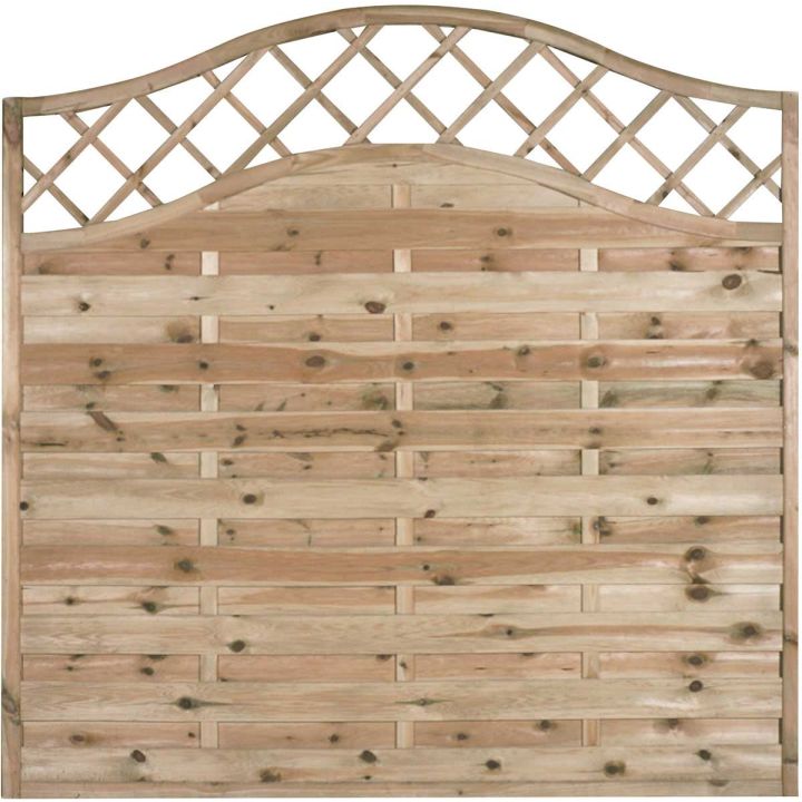 Sussex Wave Fence Panel 1800 x 1800mm