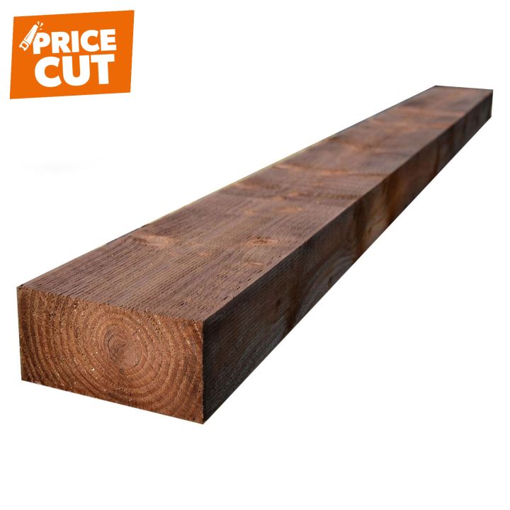 Incised Brown Sleeper UC4 200 x 100 x 2400mm