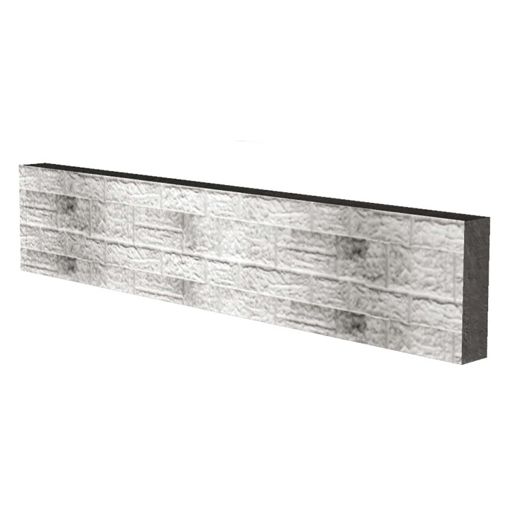 Rock Faced Concrete Gravel Board 305 x 1830mm Selco