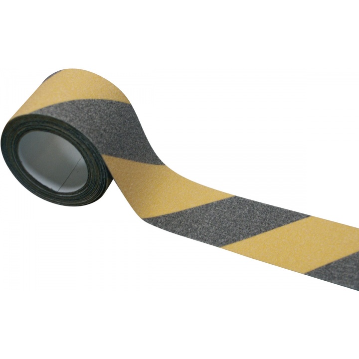 Black & Yellow Hazard Anti-Slip Tape 50mm x 3m