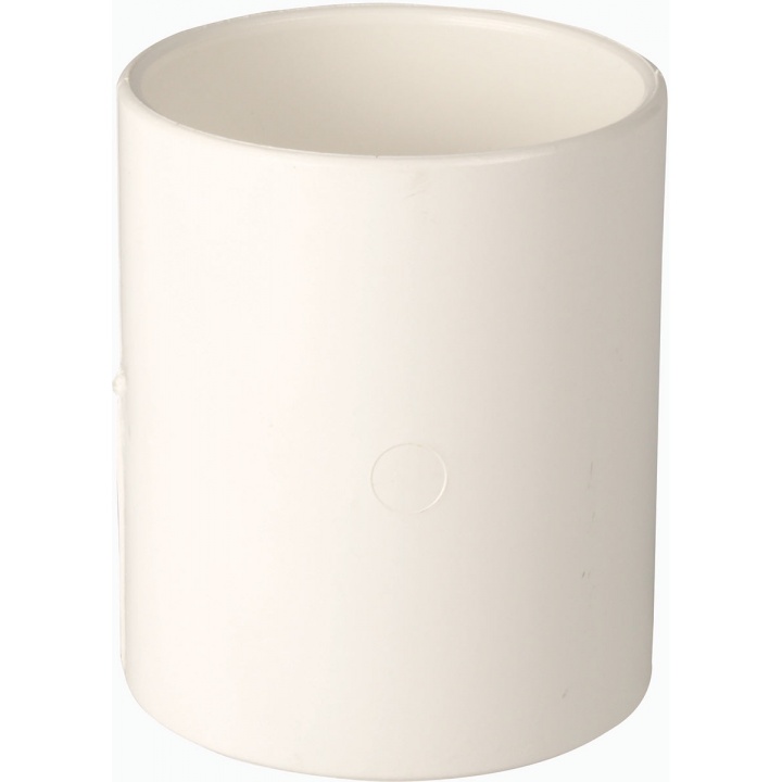 Solvent Weld 32mm Straight Coupling White