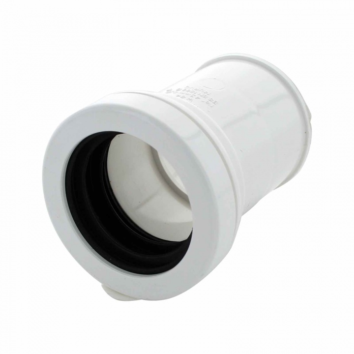 Solvent Weld 40mm Expansion Coupling White