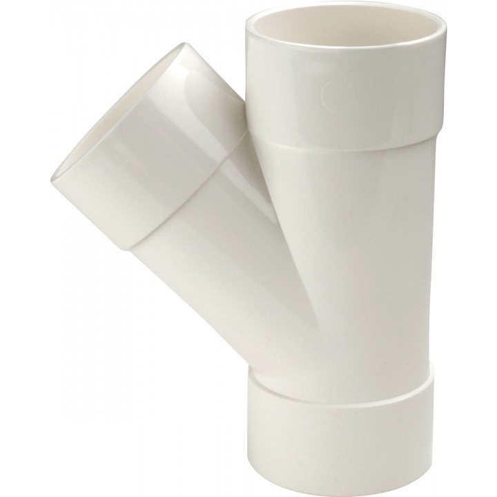 Solvent Weld 40mm 135° Tee White