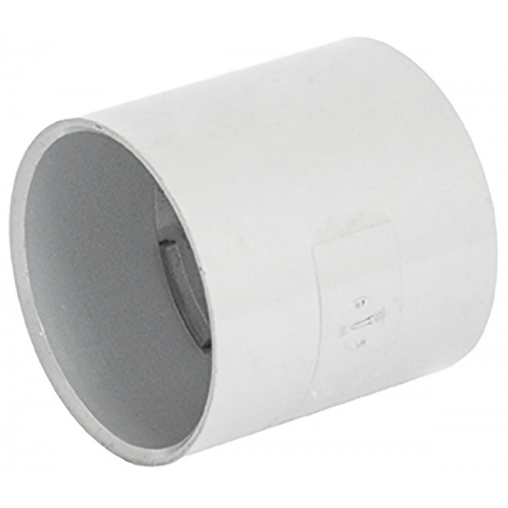Solvent Weld 32mm Straight Coupling Grey