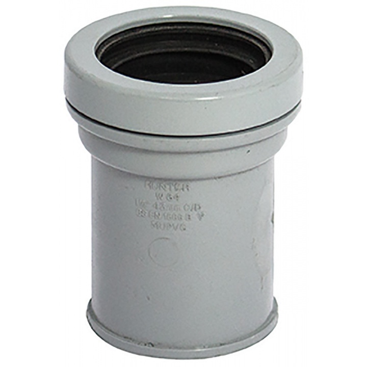 Solvent Weld 40mm Expansion Coupling Grey