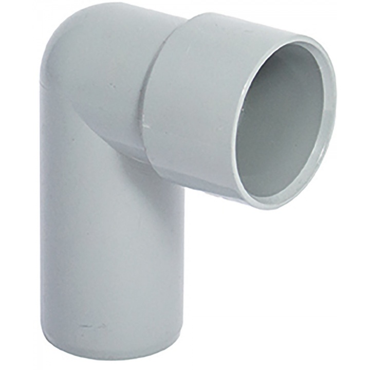 Solvent Weld 40mm 90° Spigot Bend Grey