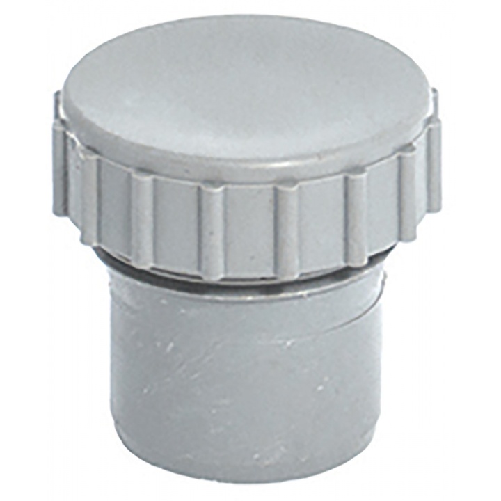 Solvent Weld 40mm Access Cap Grey