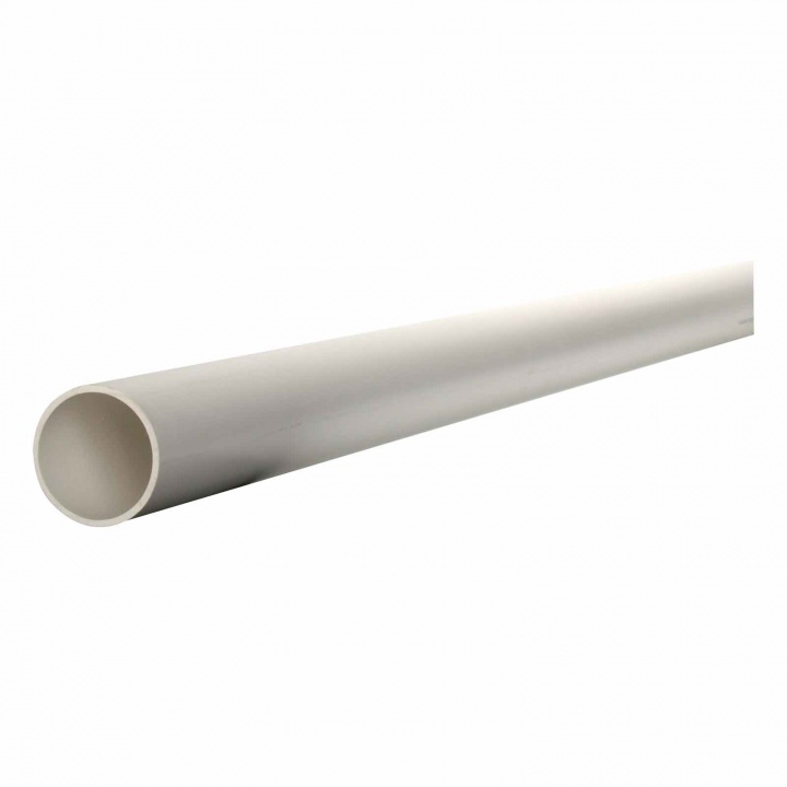 Solvent Weld 50mm Waste Pipe 4m Grey