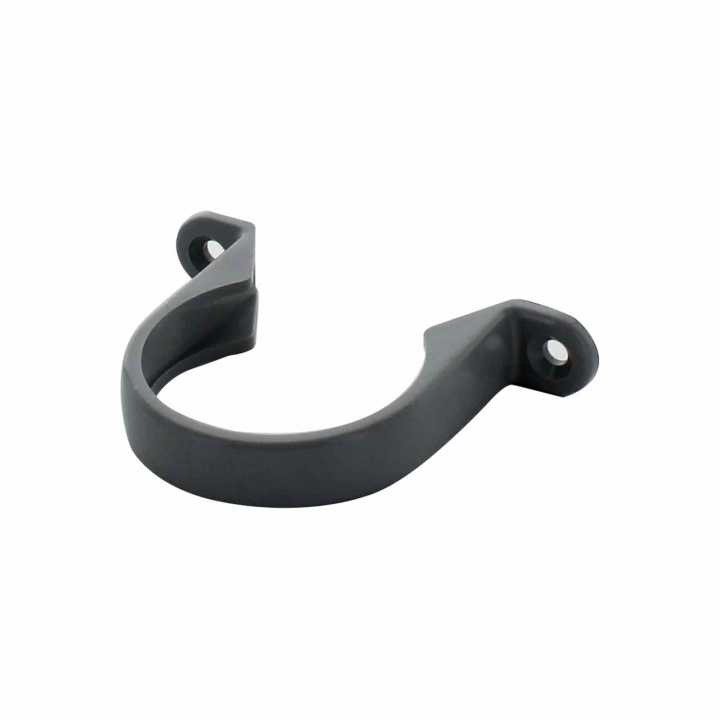 Solvent Weld 50mm Saddle Pipe Bracket Grey