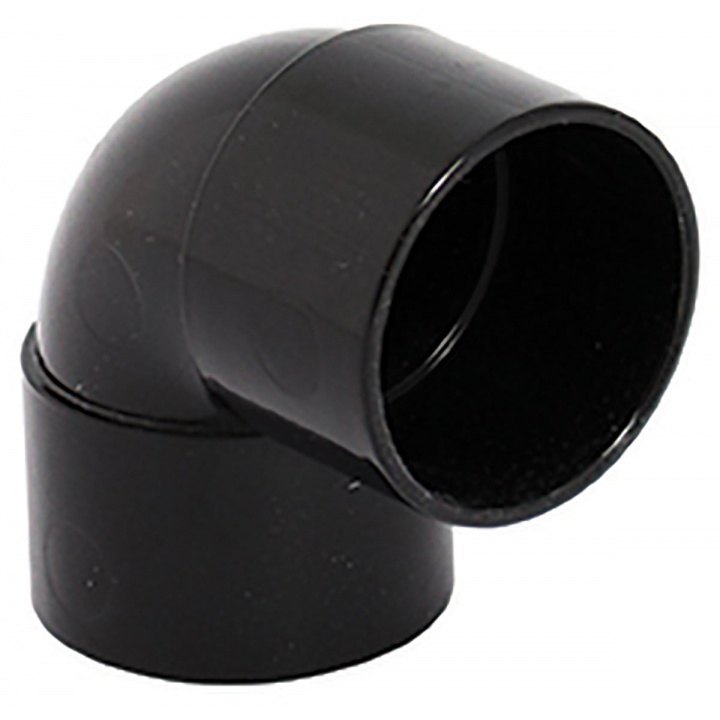 Solvent Weld 32mm 90° Knuckle Bend Black
