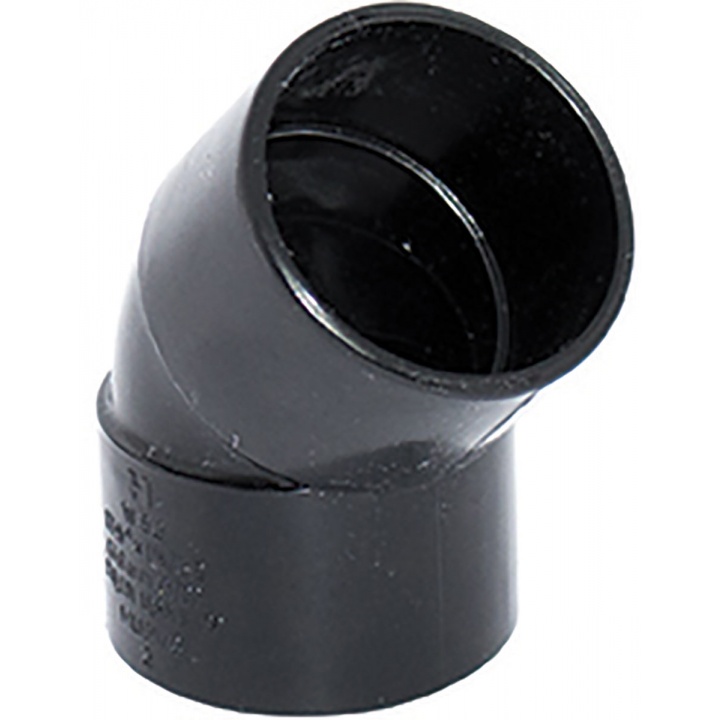 Solvent Weld 32mm 135° Swept Bend Black
