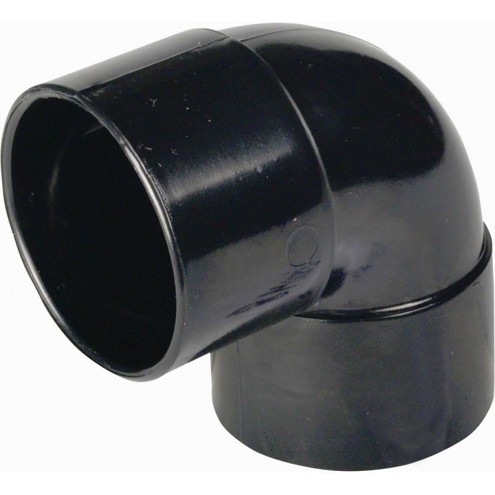 Solvent Weld 40mm 90° Knuckle Bend Black