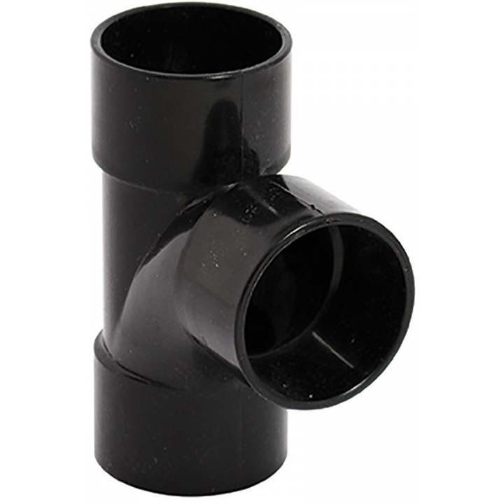 Solvent Weld 40mm 92.5° Tee Black