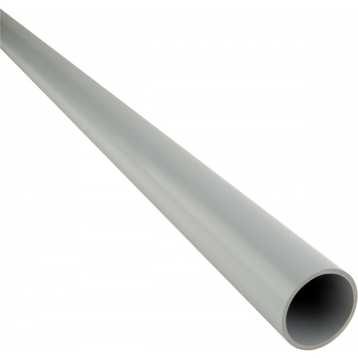 Pushfit 40mm Waste Pipe 3m Grey