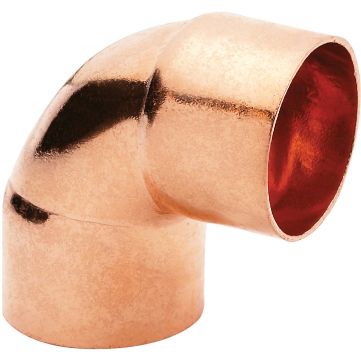 Copper End Feed Equal Elbow 22mm (PK 10)